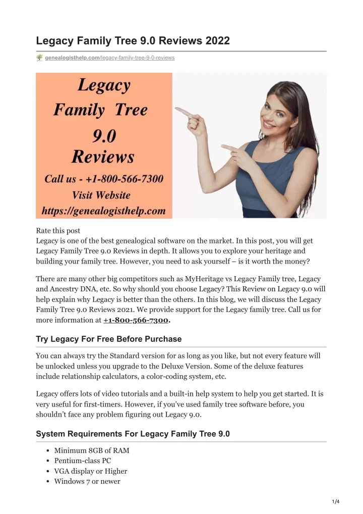 legacy family tree 9 0 reviews 2022