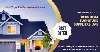 Deal with Bedroom Furniture Suppliers in UAE