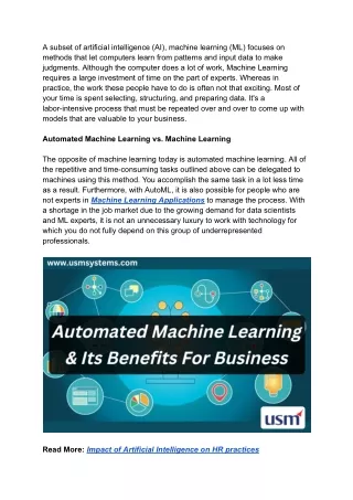 a subset of artificial intelligence ai machine