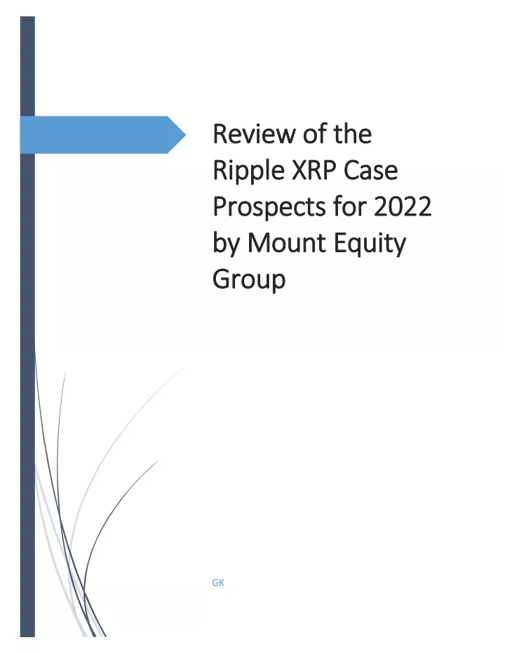 review of the review of the ripple xrp case