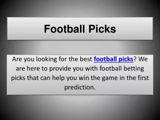 Football Picks