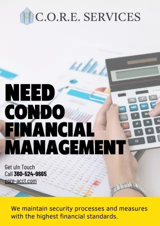 Need  Condo Financial Management
