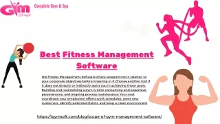 Best Fitness Management Software