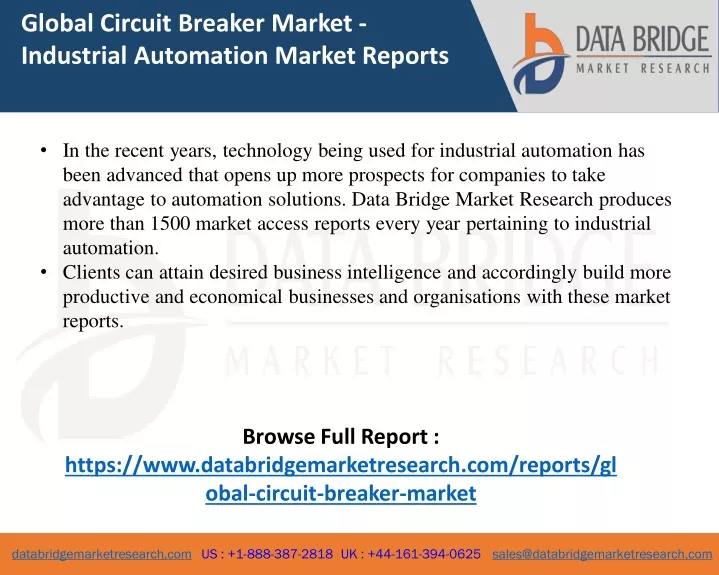 global circuit breaker market industrial
