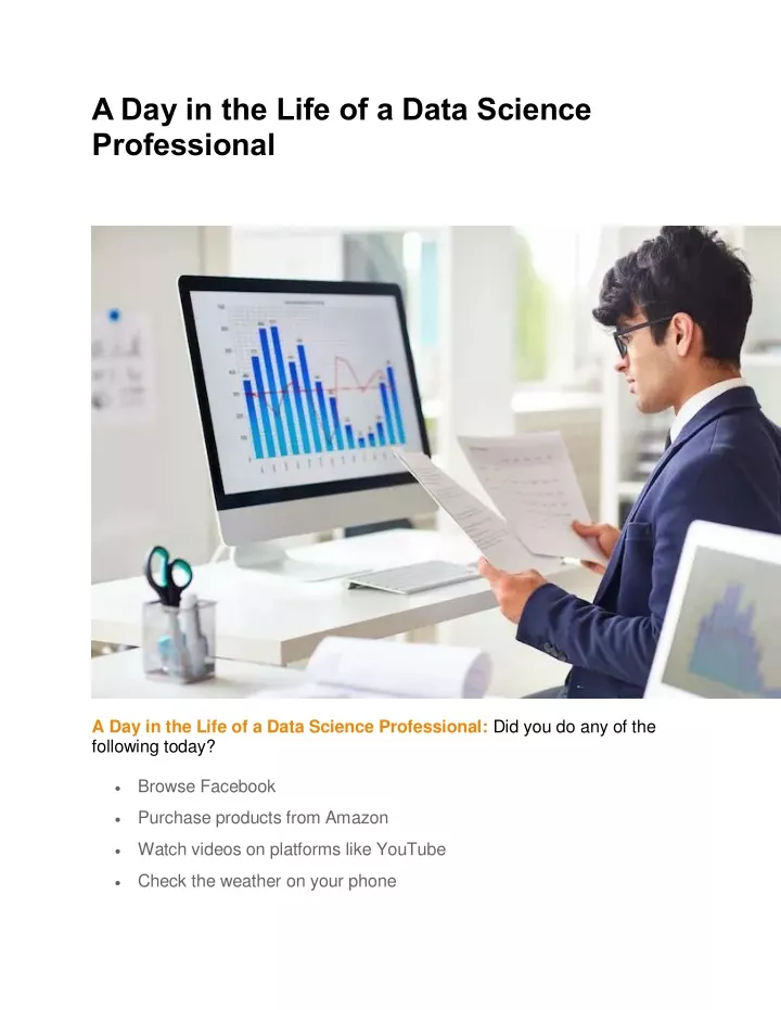 a day in the life of a data science professional