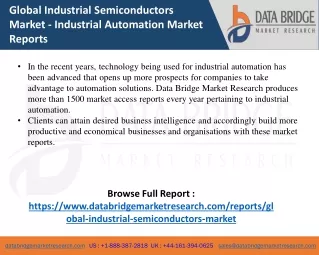 Global Industrial Semiconductors Market Size