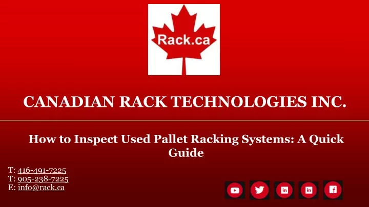 canadian rack technologies inc