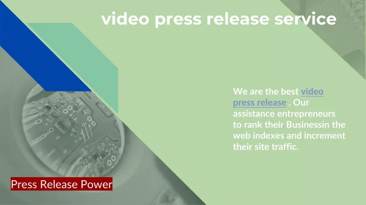 video press release service