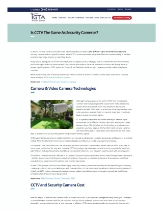Security Camera System