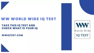 Free Official IQ Test | Stanford Binet & Mensa Practice Test