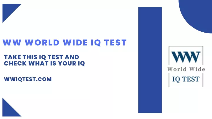ww world wide iq test