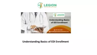 understanding basics of edi enrollment