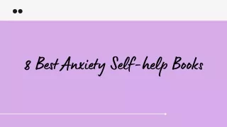 8 best anxiety self help books