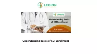 understanding basics of edi enrollment