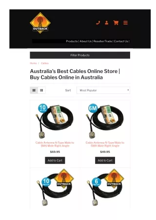 Australia's Best Cables Online Store