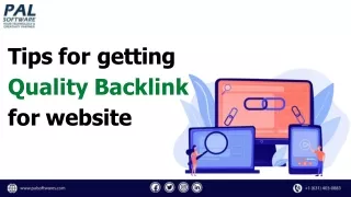 tips for getting quality backlink for website