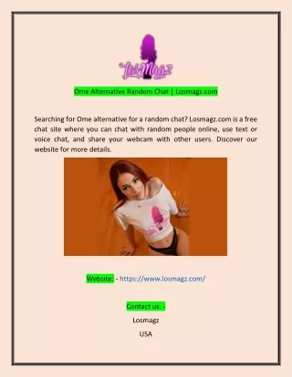 Ome Alternative Random Chat  Losmagzcom