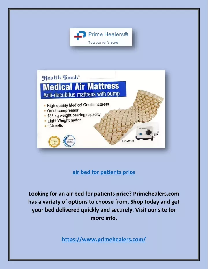 air bed for patients price