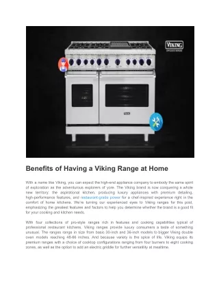 Most Efficient and Inexpensive Viking Range Repair in Town