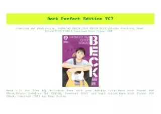 PDF) Beck Perfect Edition T07 [R.A.R]