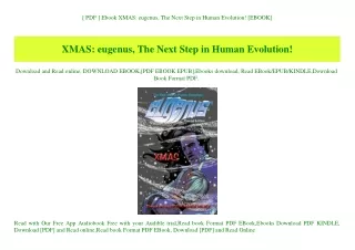 [ PDF ] Ebook XMAS eugenus  The Next Step in Human Evolution! [EBOOK]