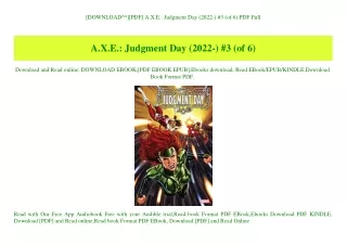 [DOWNLOAD^^][PDF] A.X.E. Judgment Day (2022-) #3 (of 6) PDF Full