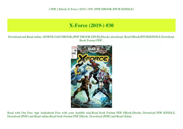 pdf ebook x force 2019 30 pdf ebook epub kindle