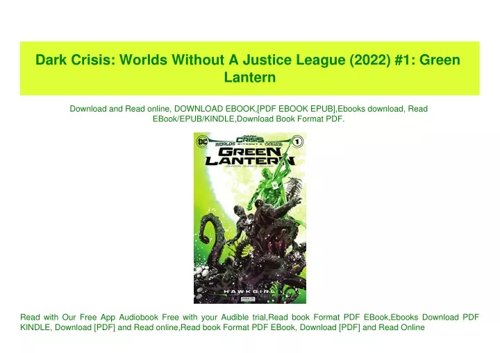 dark crisis worlds without a justice league 2022