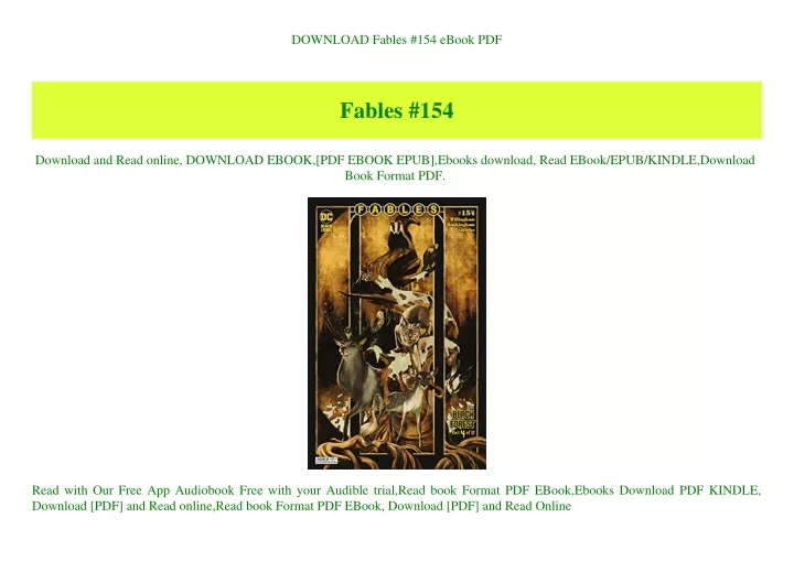 download fables 154 ebook pdf