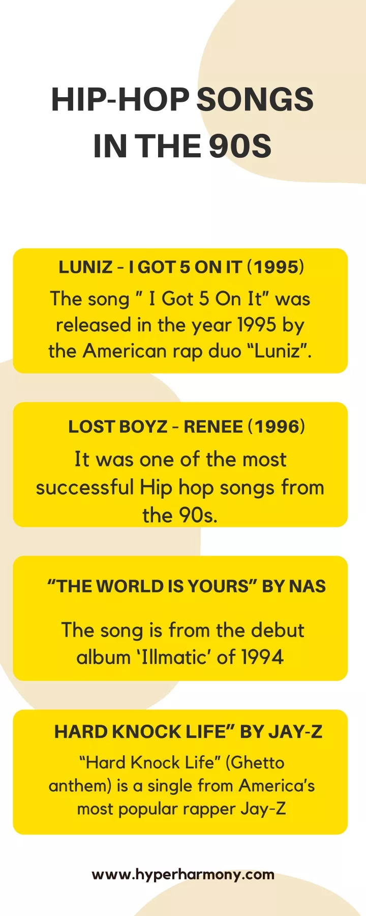 hip hop songs in the 90s