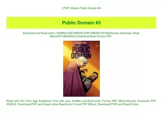 [ PDF ] Ebook Public Domain #3 (DOWNLOAD E.B.O.O.K.^)