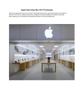 apple store near me dlf promenade