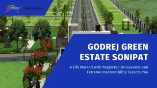 Godrej Green Estate Sonipat - Godrej New launch Plots in Haryana