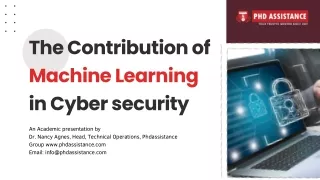 the contribution of machine learning in cyber
