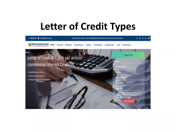 letter of credit types