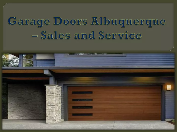 garage doors albuquerque sales and service