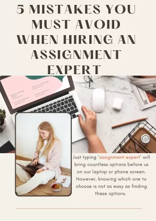 5 Mistakes You Must Avoid When Hiring An Assignment Expert (2)