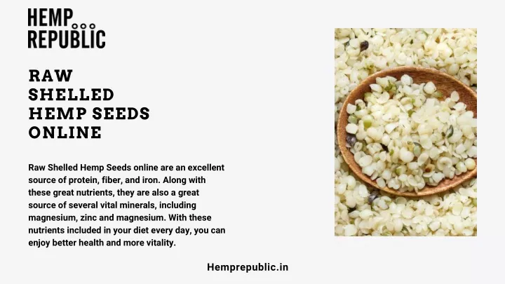 raw shelled hemp seeds online