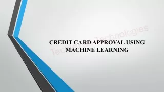 credit card approval using machine learning