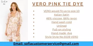 vero pink tie dye