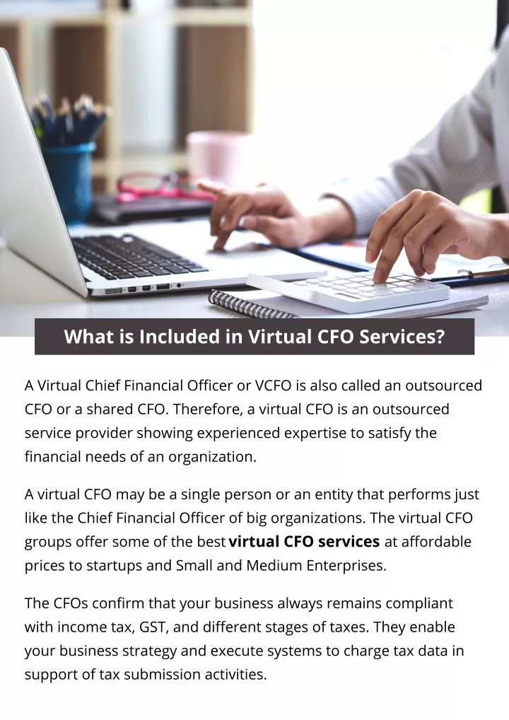 what is included in virtual cfo services