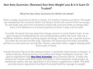 Ikon Keto Gummies: Reviews (Exposed 2022) Weight Loss Scam & KeIkon Keto Gummies