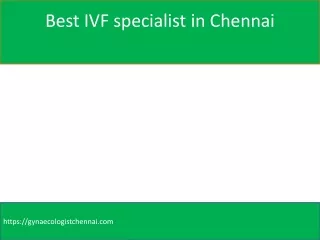 best ivf specialist in chennai