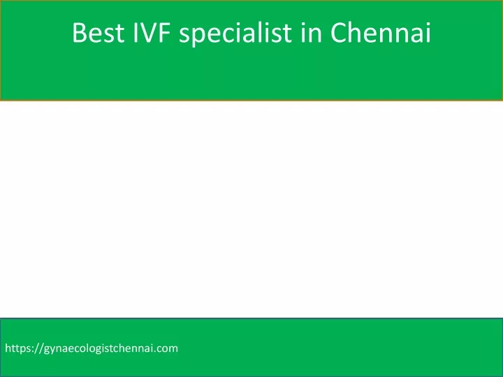 best ivf specialist in chennai