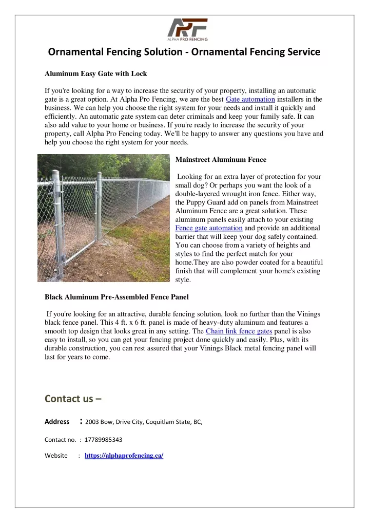ornamental fencing solution ornamental fencing