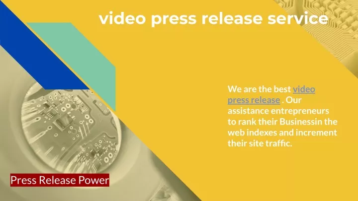 video press release service