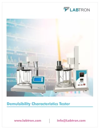 Demulsibility-Characteristics-Tester