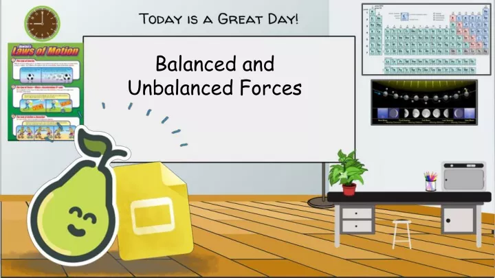 balanced and unbalanced forces