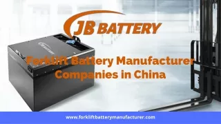 Advantage of the forklift LiFePO4 battery than Lead-Acid Battery