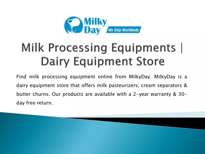 milk processing equipments dairy equipment store